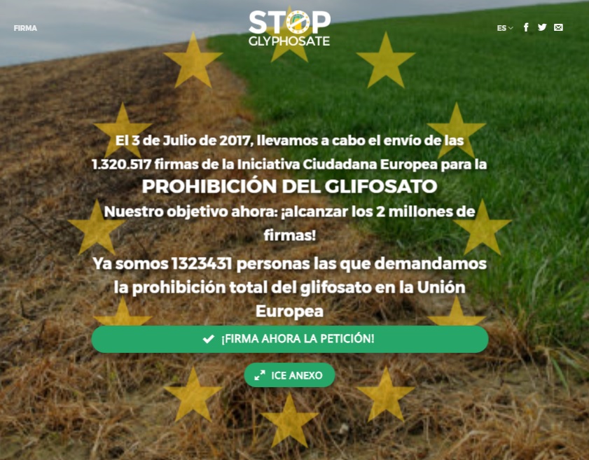 Iniciativa ciudadana europea contra el glifosato