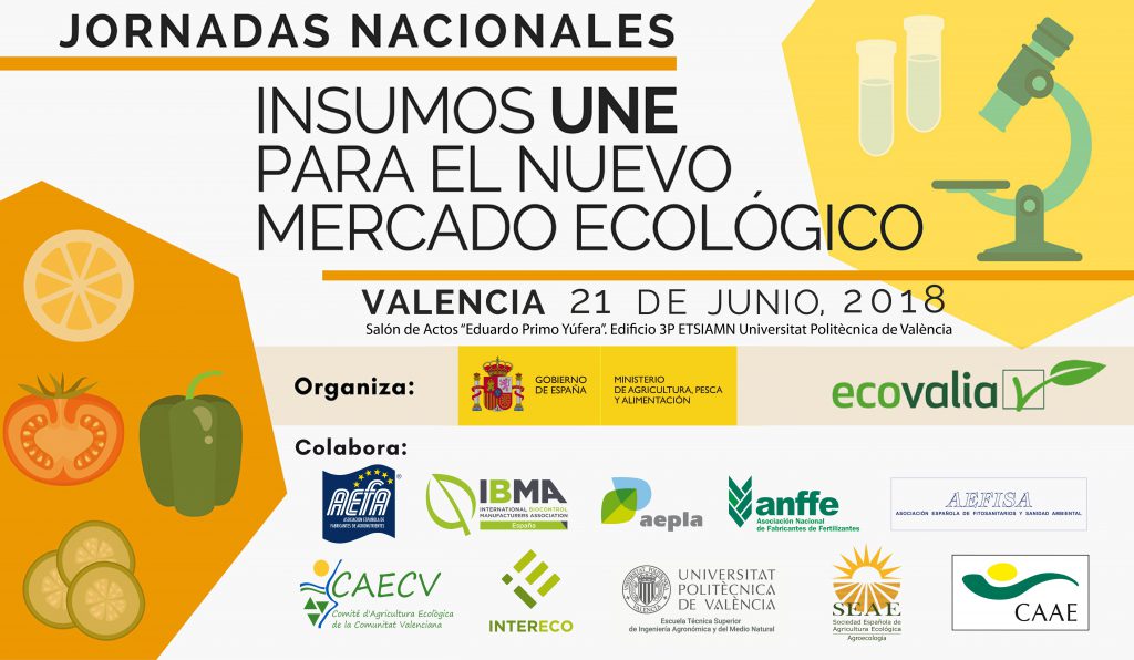Las Normas UNE para Insumos Ecológicos se presentan en Valencia