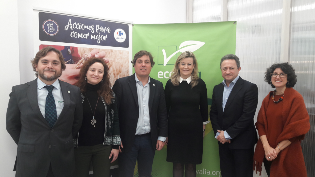 Carrefour y Ecovalia renuevan el compromiso para fomentar el consumo de productos ecológicos