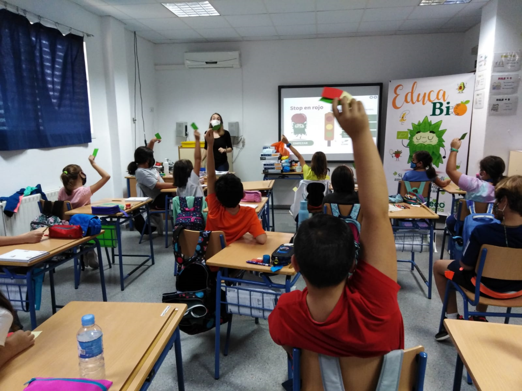 Comienzan los talleres del programa escolar ‘EducaBio’ en la provincia de Sevilla