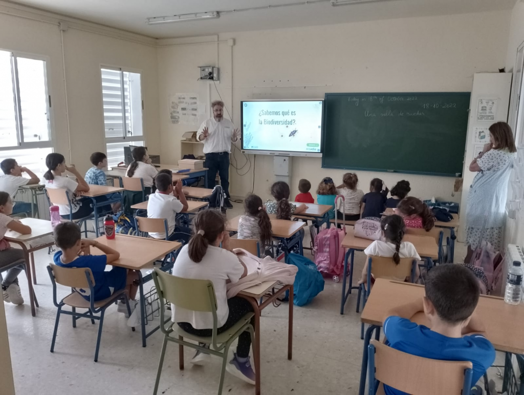 900 escolares del Andévalo participan en el programa `Creando Biodiversidad en mi huerto´