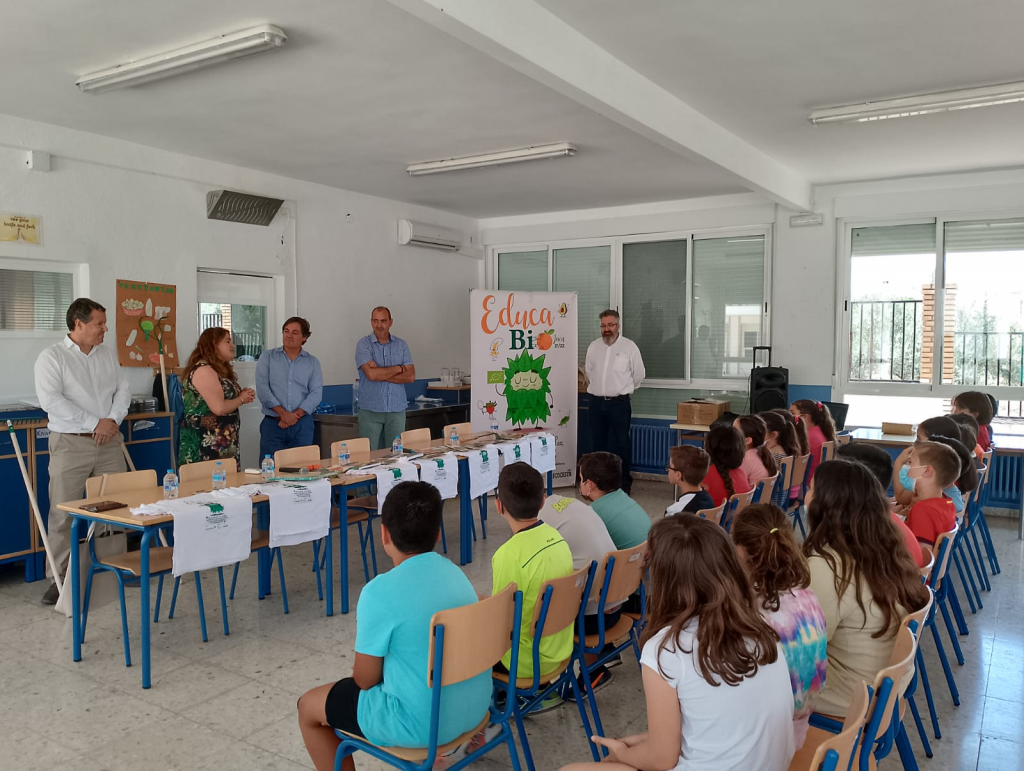 Ecovalia y Diputación de Jaén lanzan la IV edición del programa escolar EducaBio