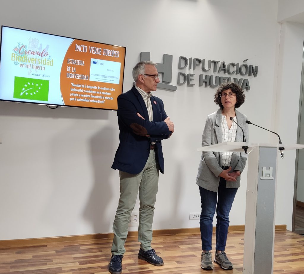 Diputación de Huelva patrocina la II edición de ‘Creando biodiversidad en mi huerto’ de la mano de Ecovalia