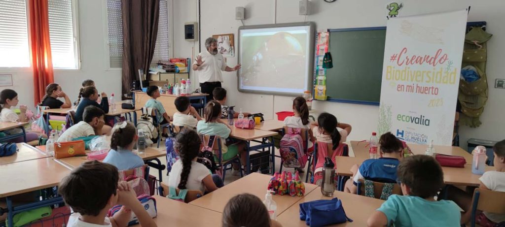 5.000 escolares onubenses participan en la II edición de `Creando biodiversidad en mi huerto´