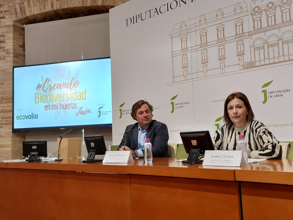 Ecovalia y Diputación de Jaén lanzan el programa escolar `Creando biodiversidad en mi huerto´
