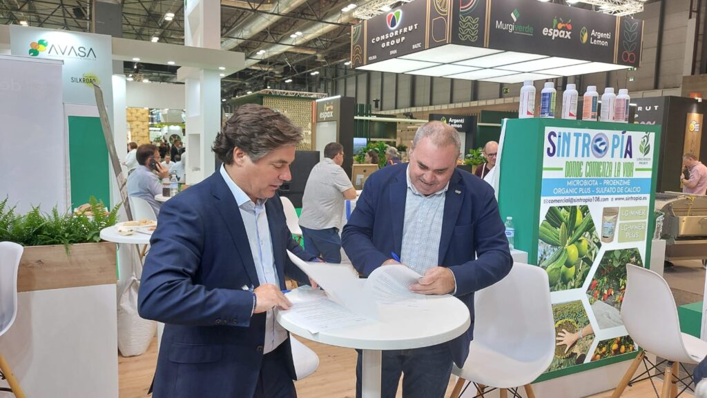 Ecovalia y Origen España se alían para impulsar un modelo agroalimentario sostenible y de calidad. El acuerdo fue suscrito en Madrid, durante la feria Fruit Attraction 2025, por el presidente de Ecovalia, Álvaro Barrera, y el presidente de Origen España, Ángel Pacheco.