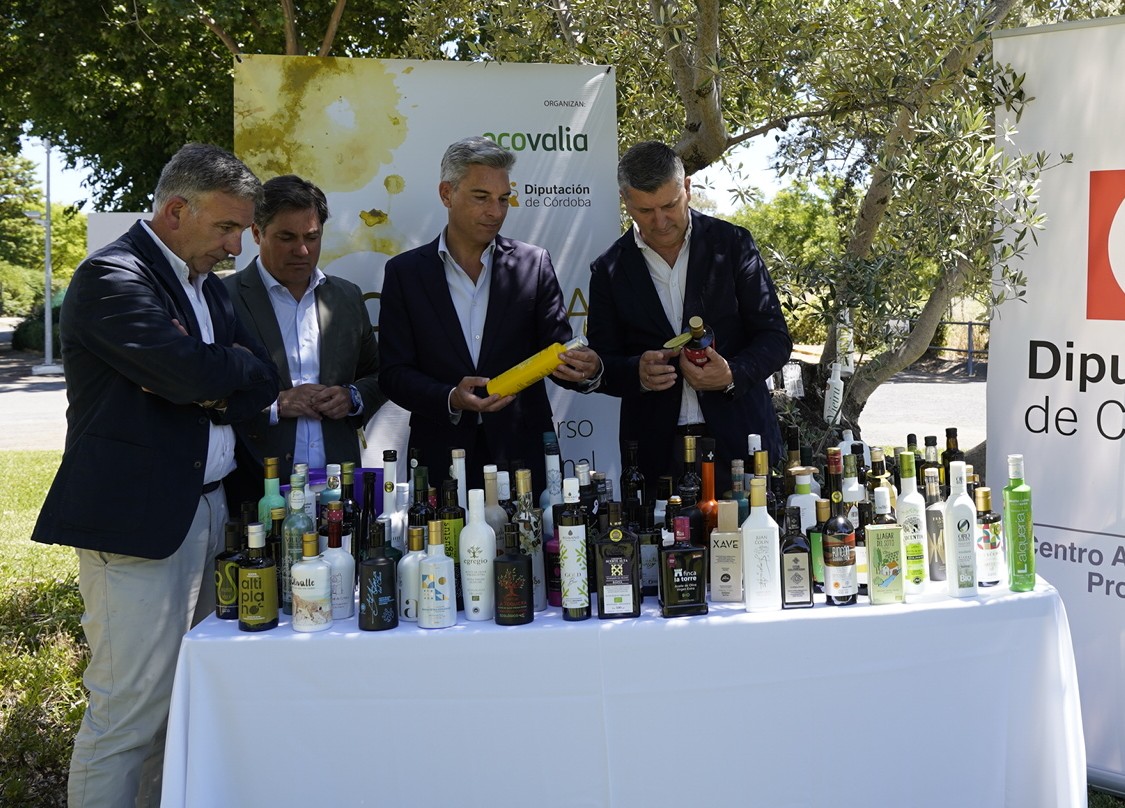 De izq. a dcha. José Mª Penco, Álvaro Barrera, Andrés Lorite y Francisco Acosta