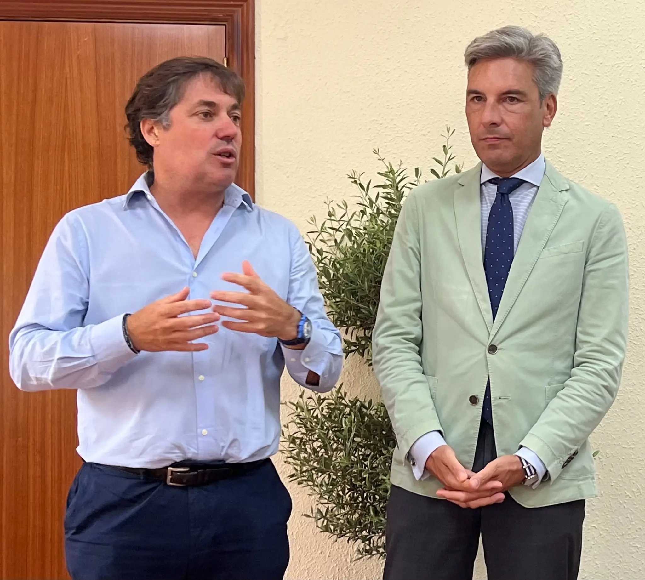 Álvaro Barrera y Andrés Lorite
