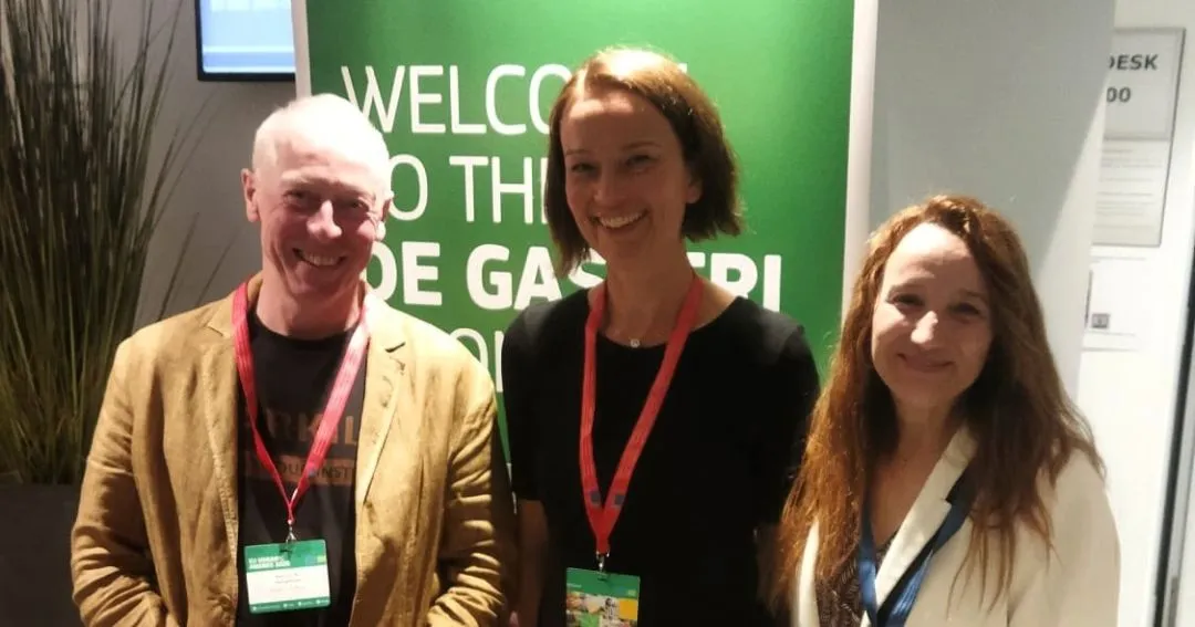 Directora de la oficina de Ecovalia en Bruselas durante la jornada de los European Organic Awards